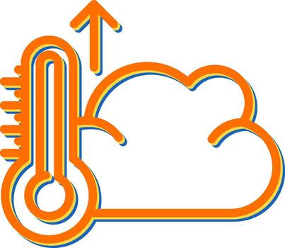 icono de vector de nube