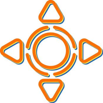 icono de vector de posición