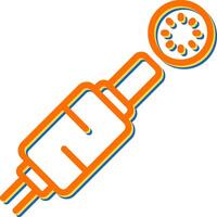 icono de vector de enchufe
