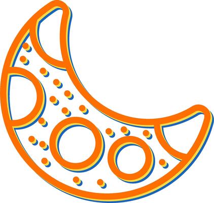 Moon Vector Icon