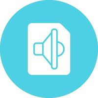 audio archivo vector icono