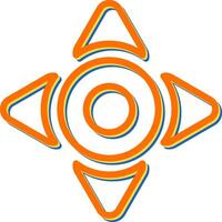 icono de vector de desplazamiento