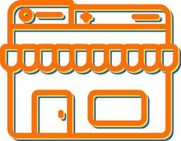 icono de vector de comercio electrónico