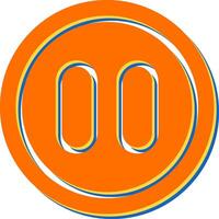 Pause Button Vector Icon