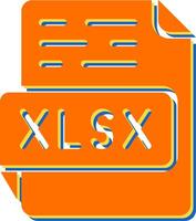 icono de vector xlsx