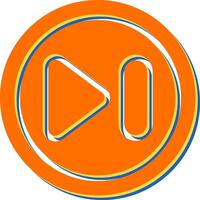 Next Track Button Vector Icon