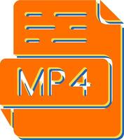 MP4 Vector Icon