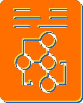 Document Workflow Vector Icon