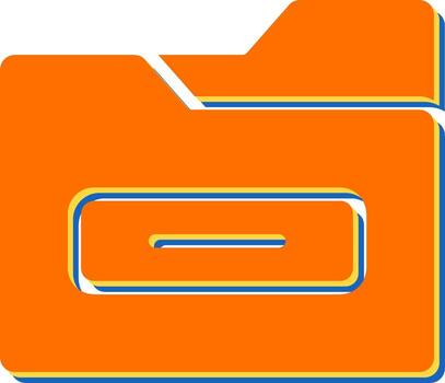 icono de vector de carpeta de archivo