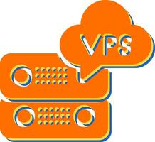 VPS Hosting Vector Icon