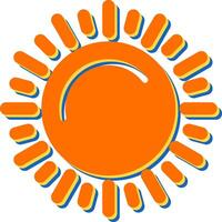 icono de vector de sol