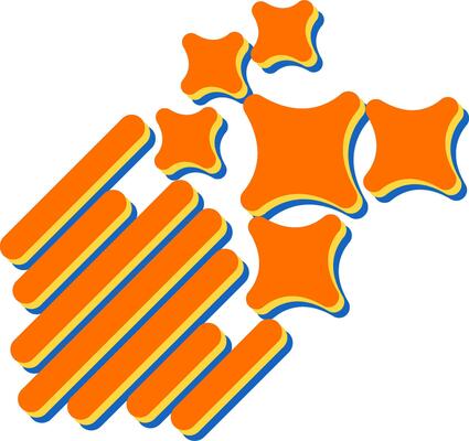 Shooting Stars Vector Icon