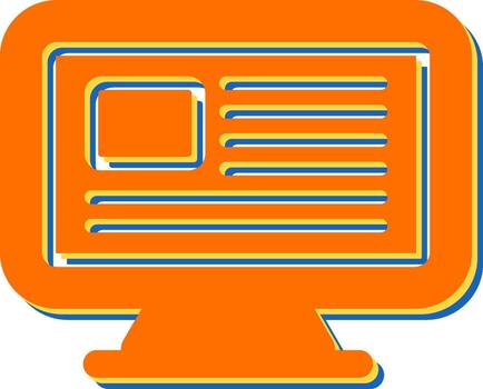 Computer Vector Icon