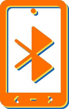 icono de vector de bluetooth