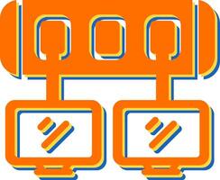 icono de vector de interruptor de red