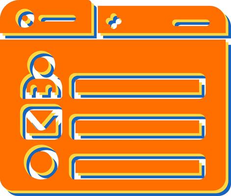 Signup Vector Icon