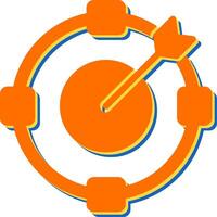 objetivo vector icono
