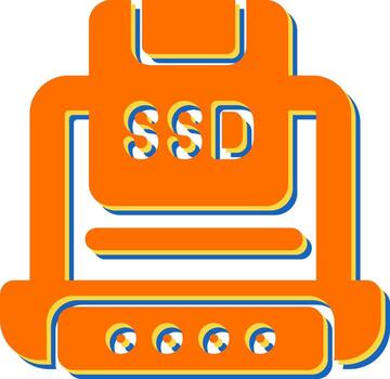Solid State Drive Vector Icon