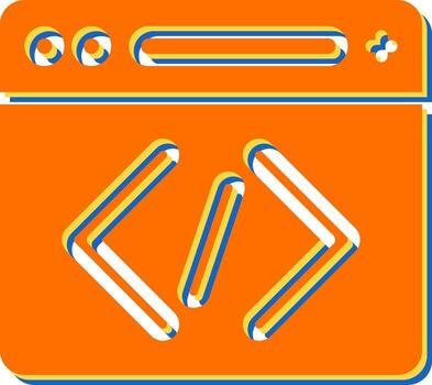 icono de vector de codificación