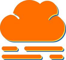 icono de vector de nube