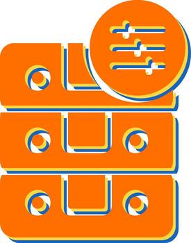 icono de vector de base de datos