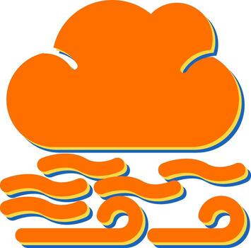 icono de vector de nube