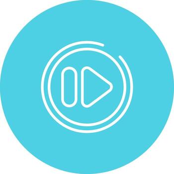 Fast Forward Button Vector Icon