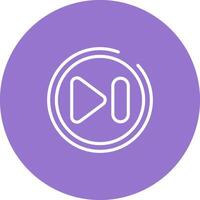 Next Track Button Vector Icon