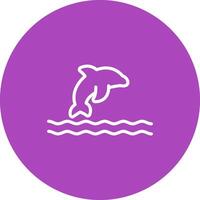 Dolphin Vector Icon