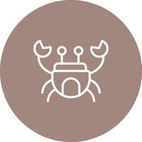 Crab Vector Icon