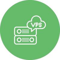 VPS Hosting Vector Icon