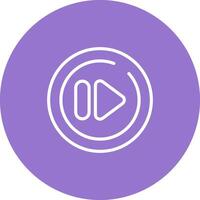 Next Track Circle Vector Icon