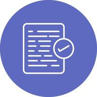 Document Approval Vector Icon