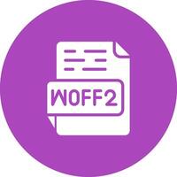 WOFF2 Vector Icon