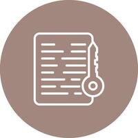 Document Access Vector Icon