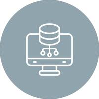 Database Management Vector Icon