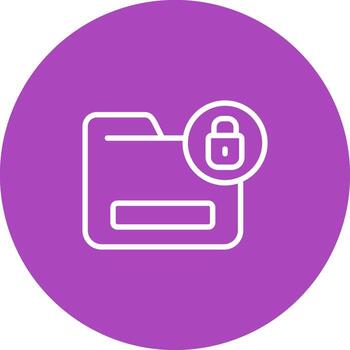 documento cifrado vector icono