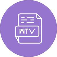 WTV Vector Icon