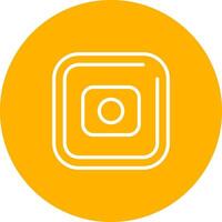 Record Square Vector Icon