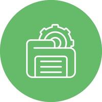 Folder Management Vector Icon