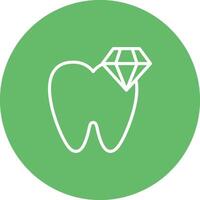 blanco dientes vector icono
