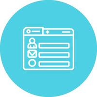 Signup Vector Icon