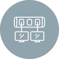 Network Switch Vector Icon