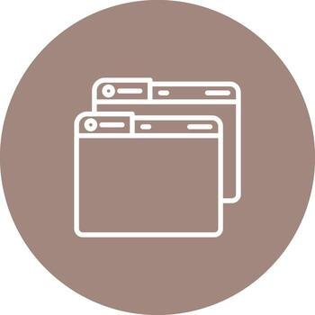 icono de vector de ventanas