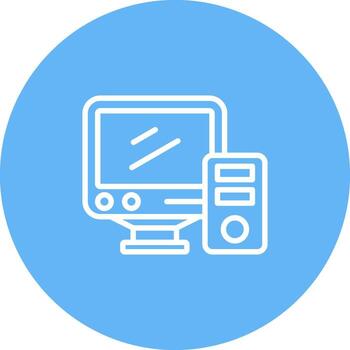 Desktop Vector Icon