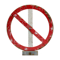 AI generated No smoke sign isolated on transparent background png