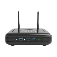 AI generated Internet router isolated on transparent background png