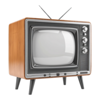 AI generated Television isolated on transparent background png