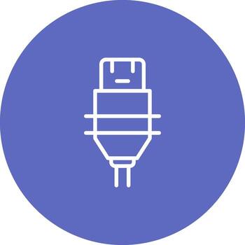 icono de vector de enchufe