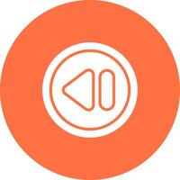 Rewind Button Vector Icon